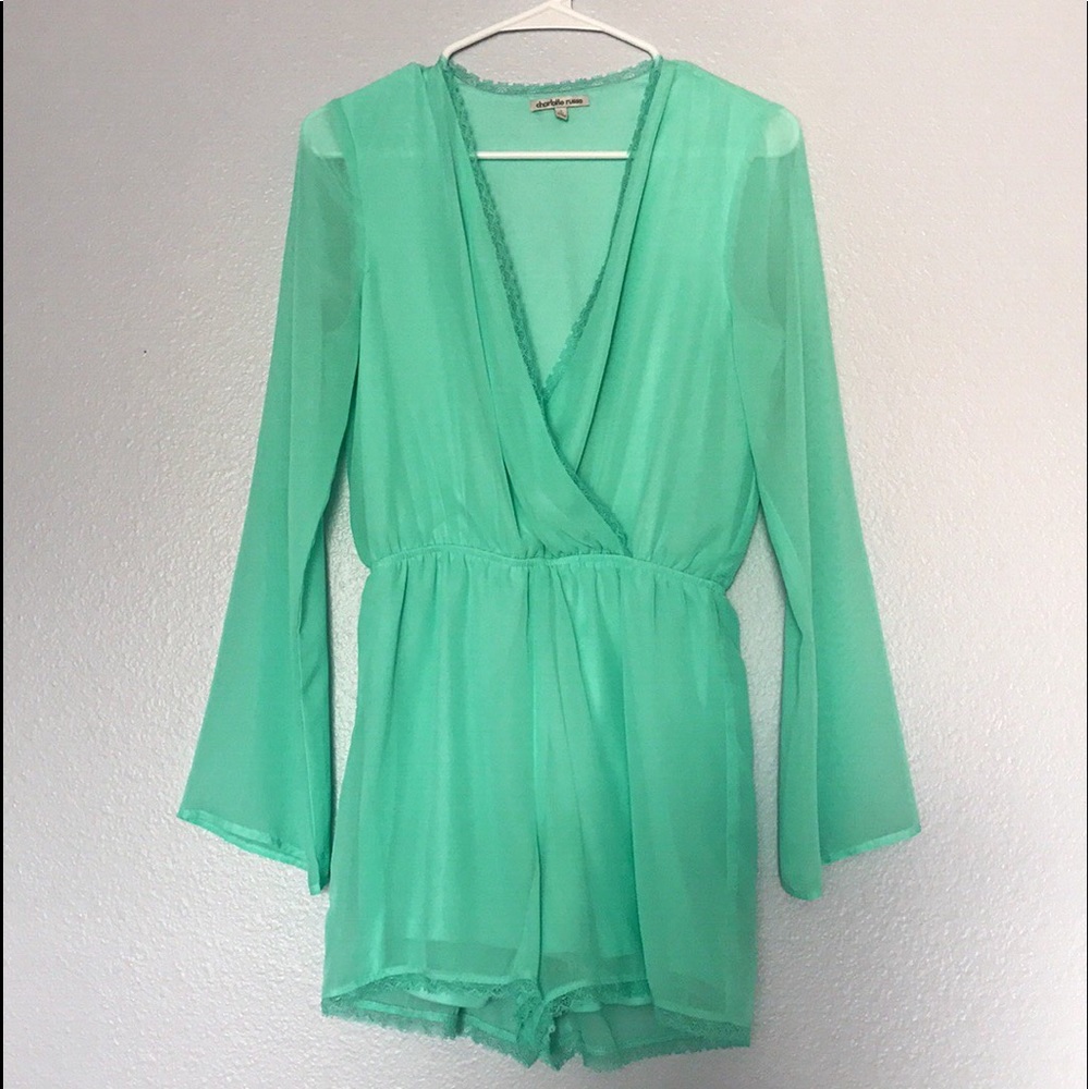 Charlotte Russe | Aqua Romper